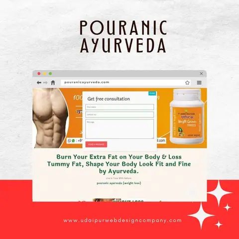Ayurved Product Website Design Company