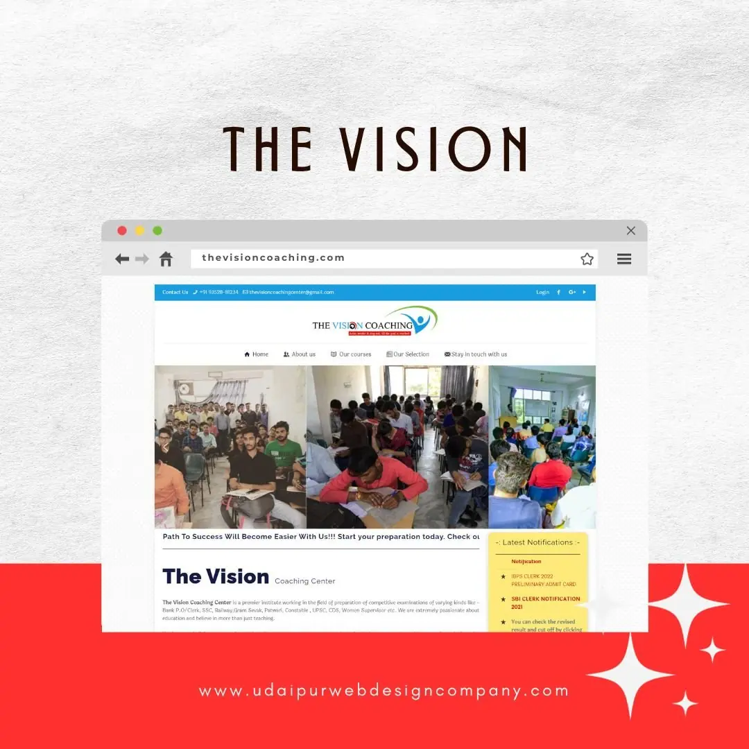 Best Coaching Institute Website Design Company