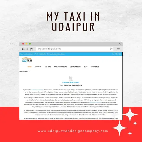 Best Taxi Website Design Company