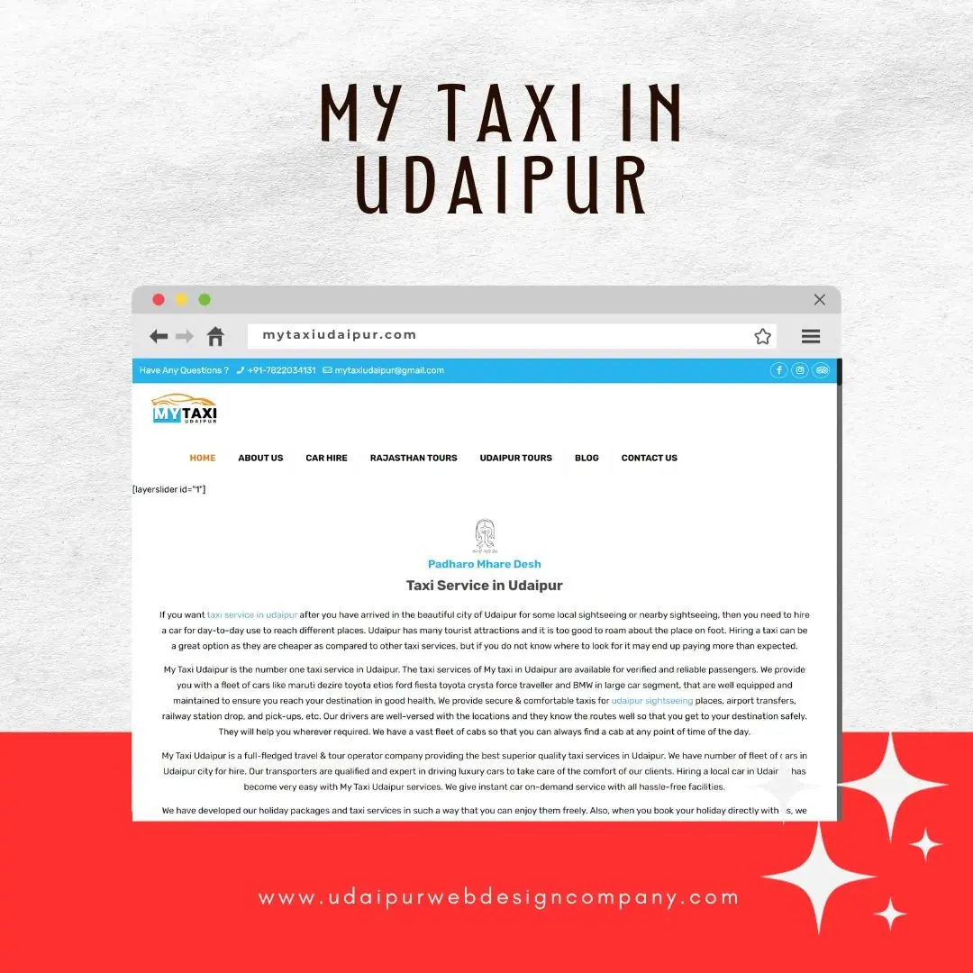 Best Taxi Website Design Company