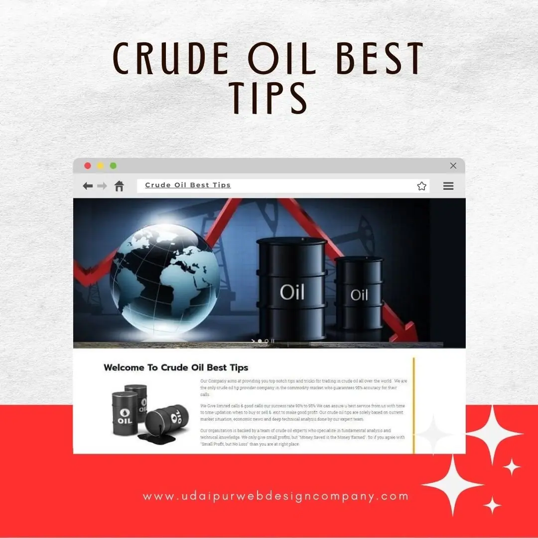 Crude Oil Advisory Website Design Company