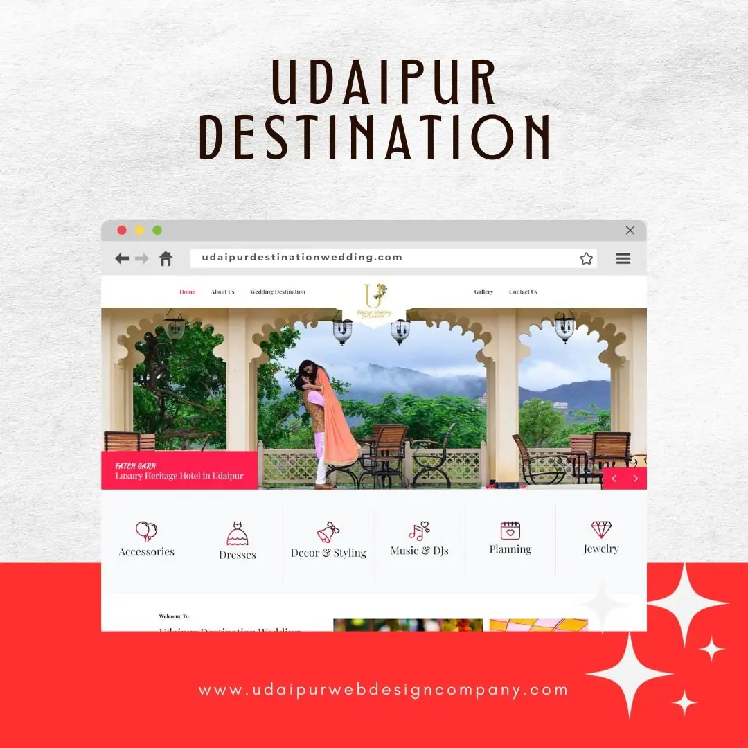 Destination Wedding Website Design Company