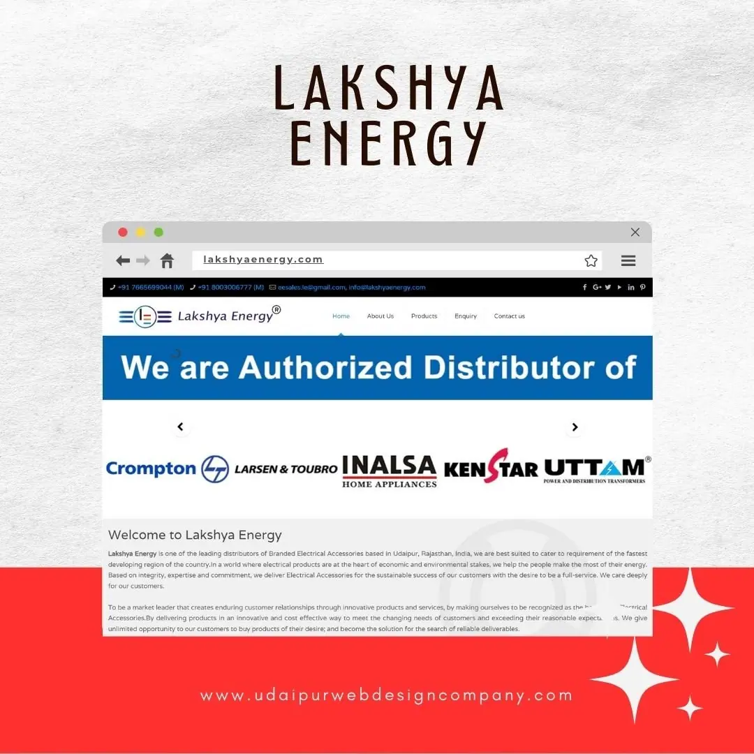 Electronics Product Supplier Company Website Design Company