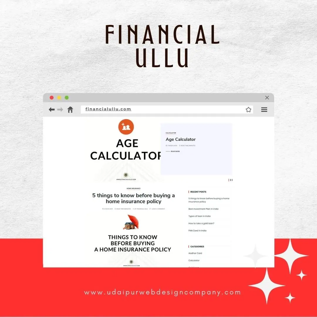 Finance Website Design Company