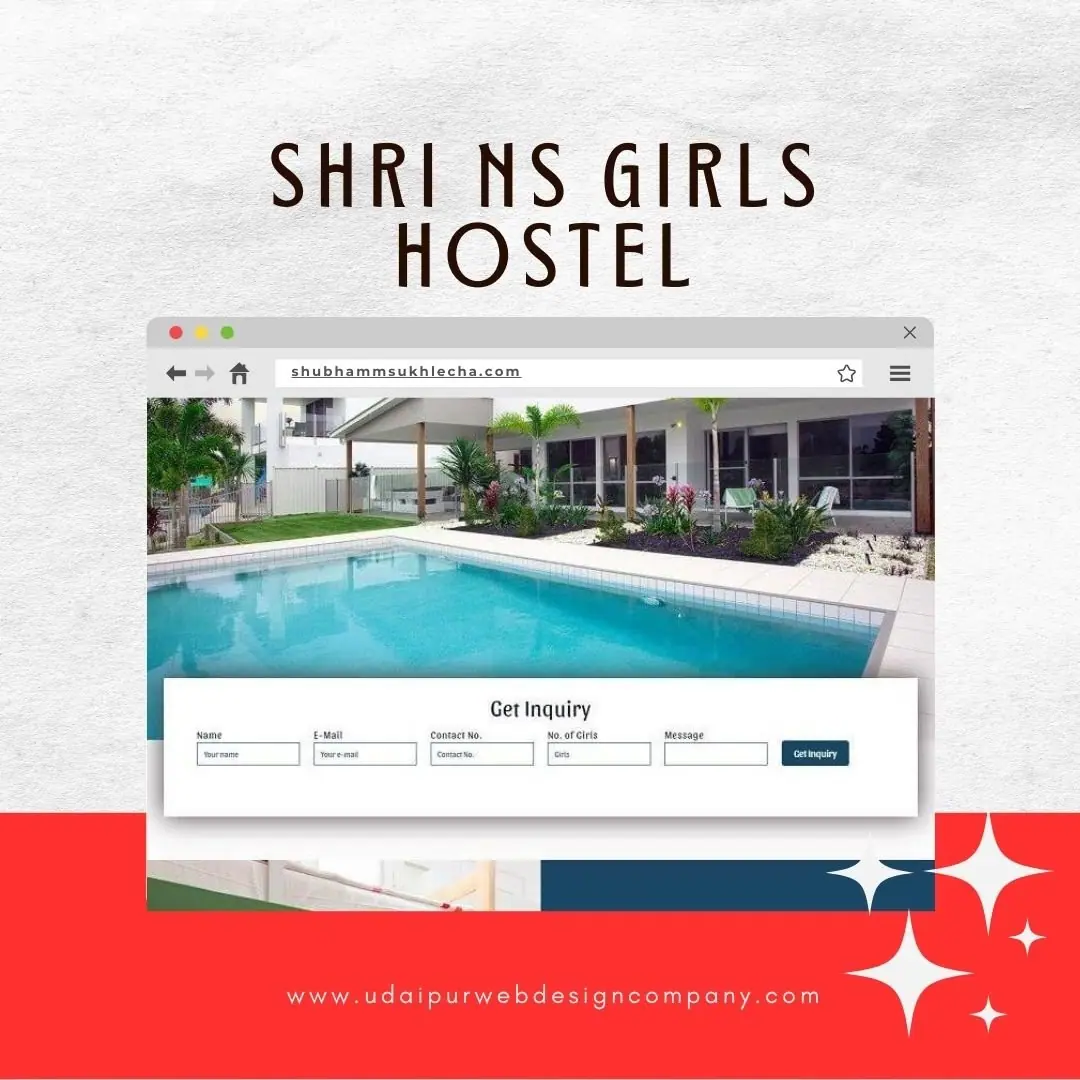Girls Hostel Website Design Company