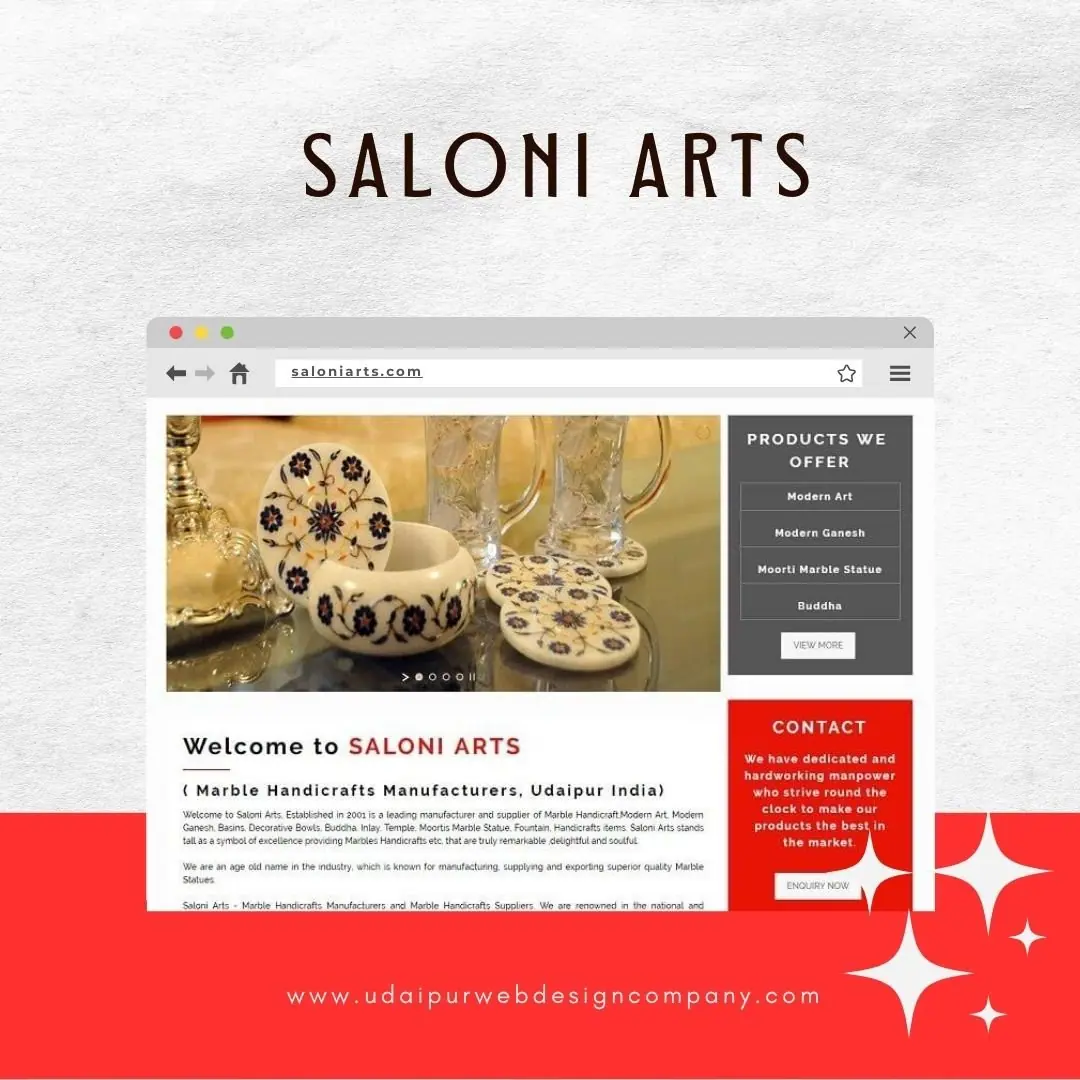 Handicrafts Website Design Company