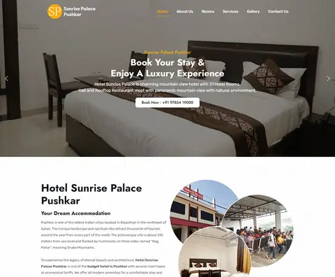 Hotel Sunrise Palace Pushkar