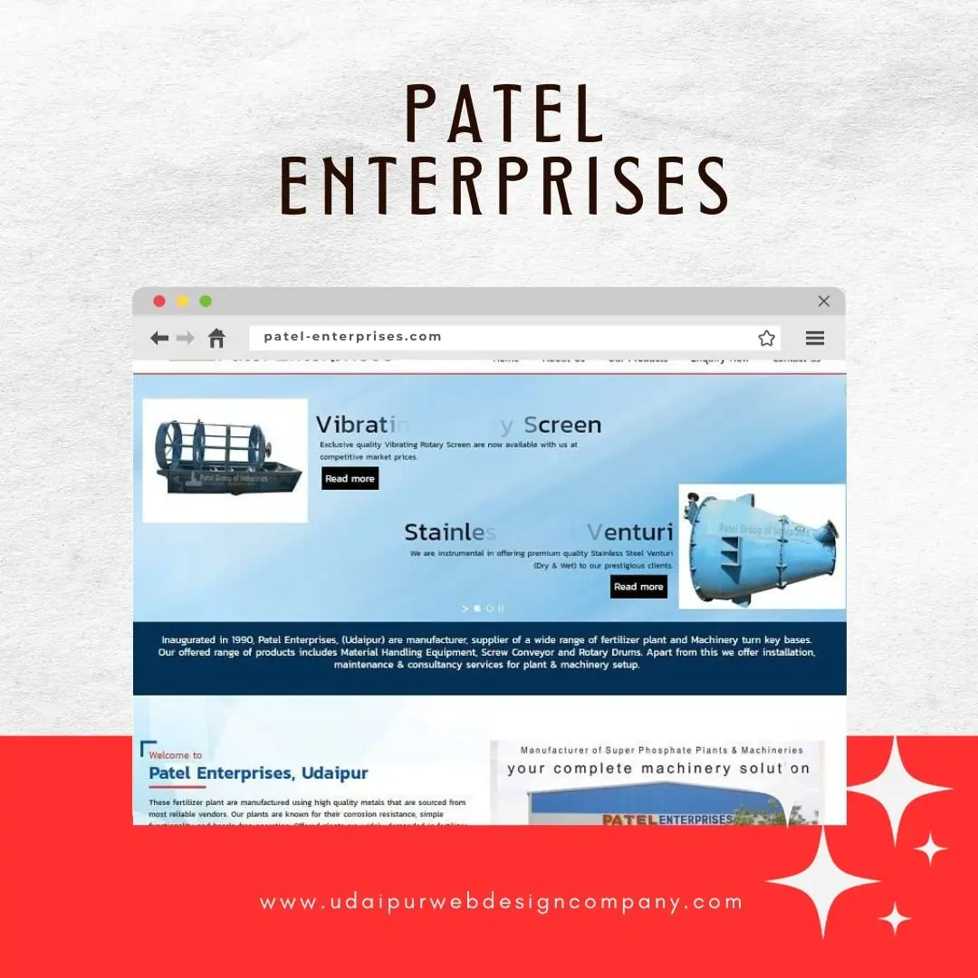 Manufacturer Company Website Design Company