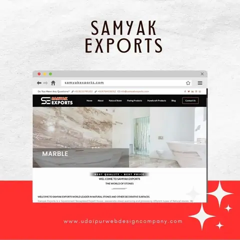 Marble Exporter Website Design Company