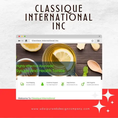 Organic Product Website Design Company