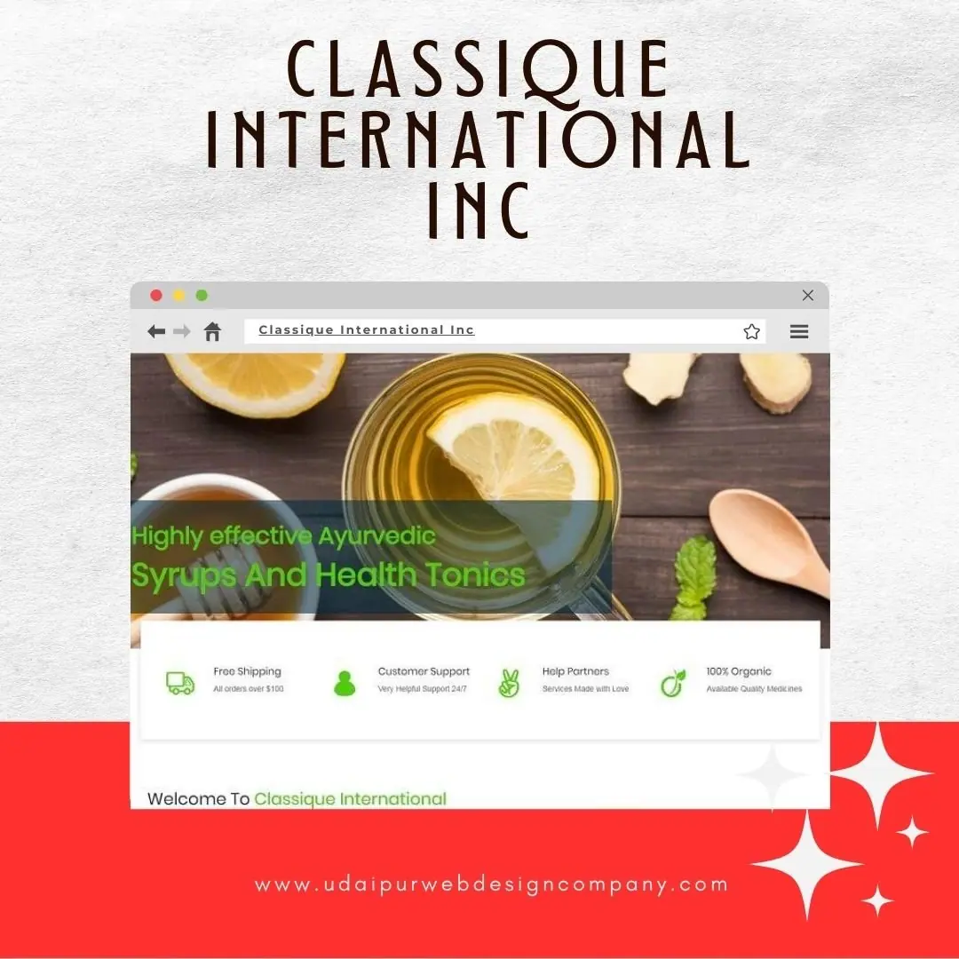 Organic Product Website Design Company