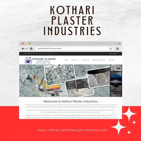 Plaster Industries Website Design Company