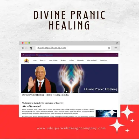 Pranic Healing , Yoga Website Design Company