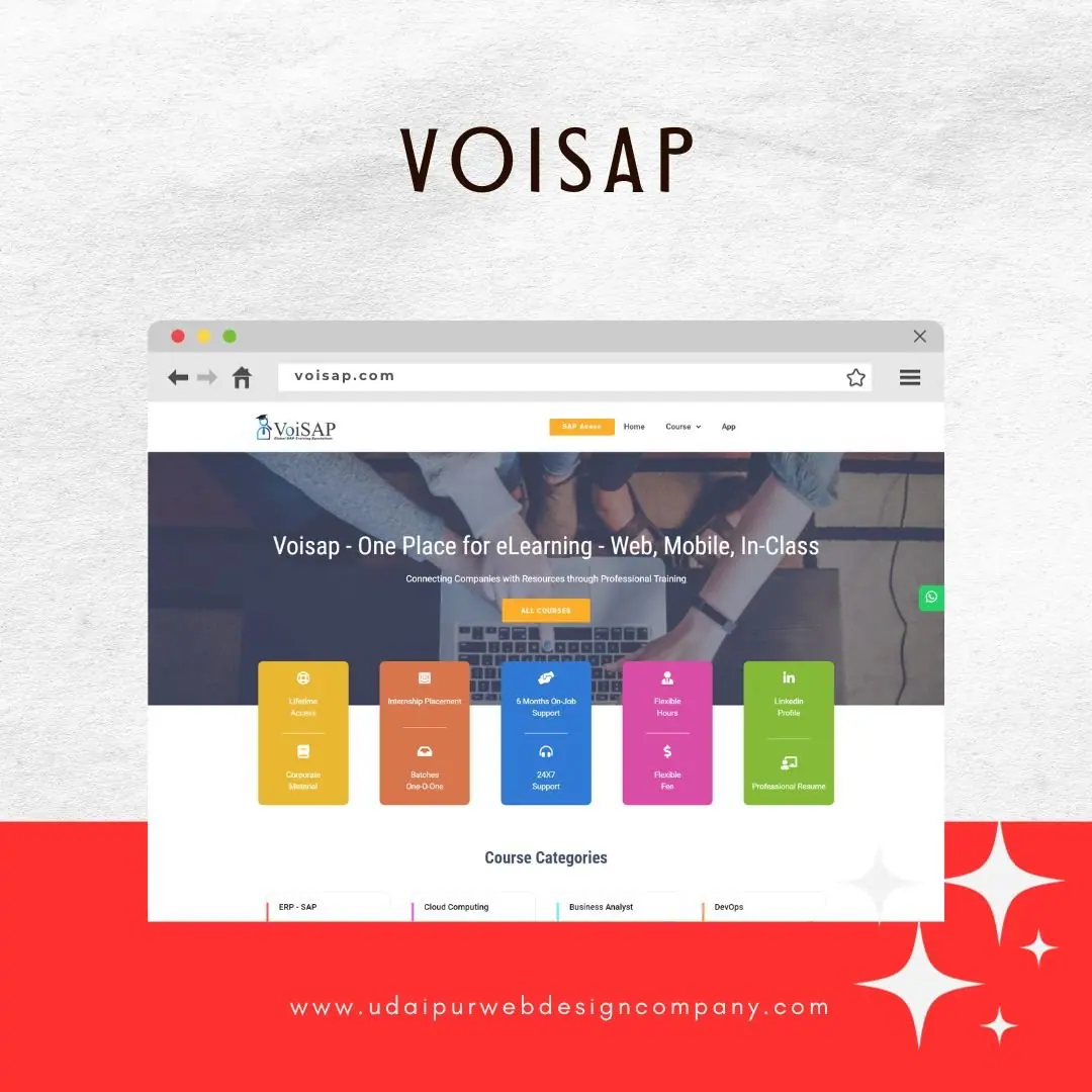 Sap Training Website Design Company 