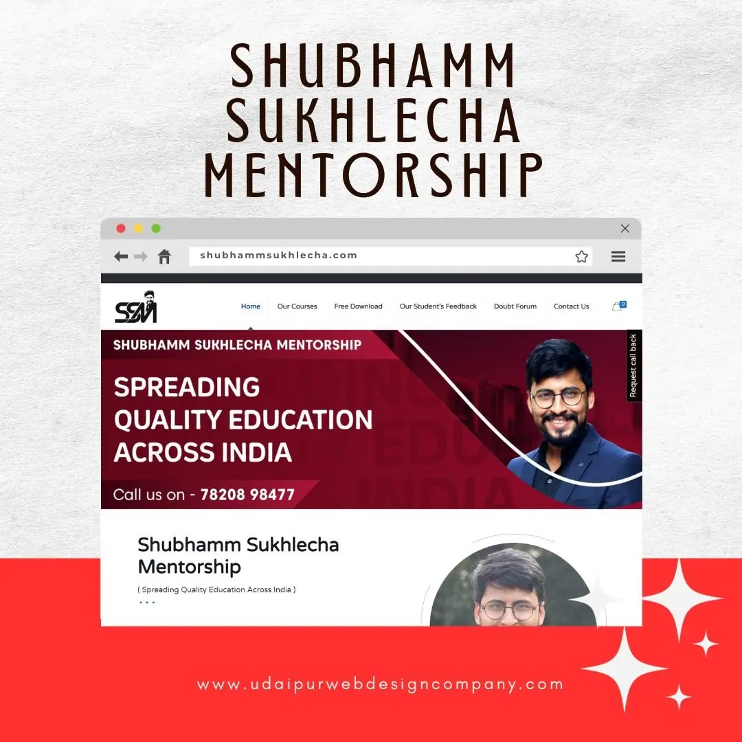 Shubhamm Sukhlecha Mentorship