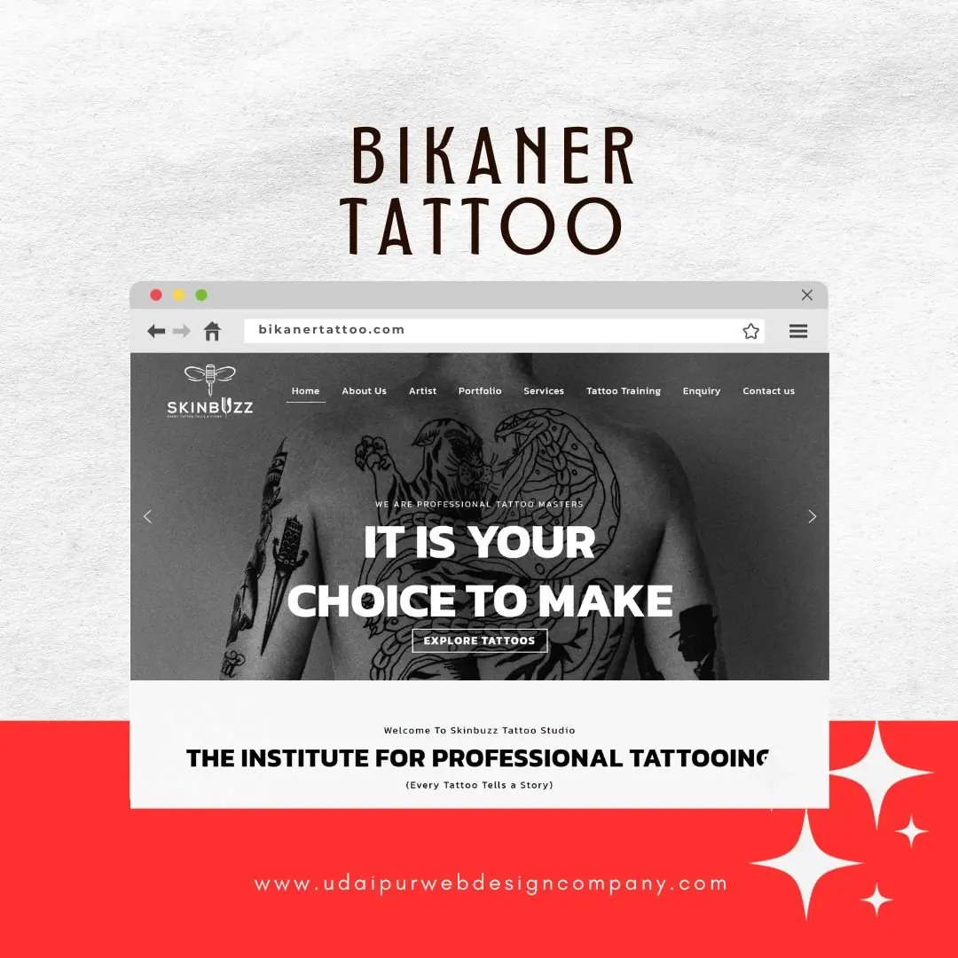 Tattoo Website Design Company