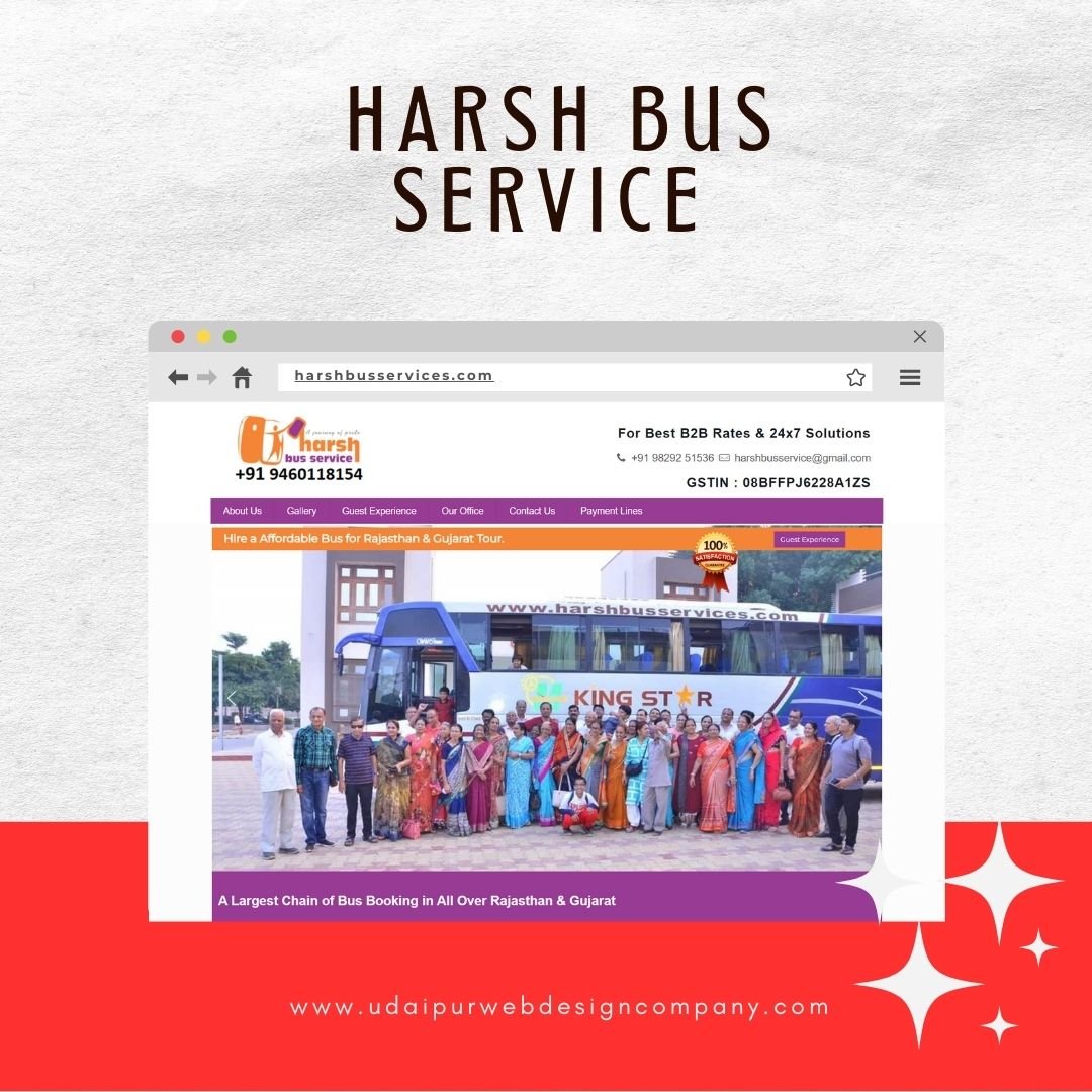Luxury Bus Car Services Website Design Company