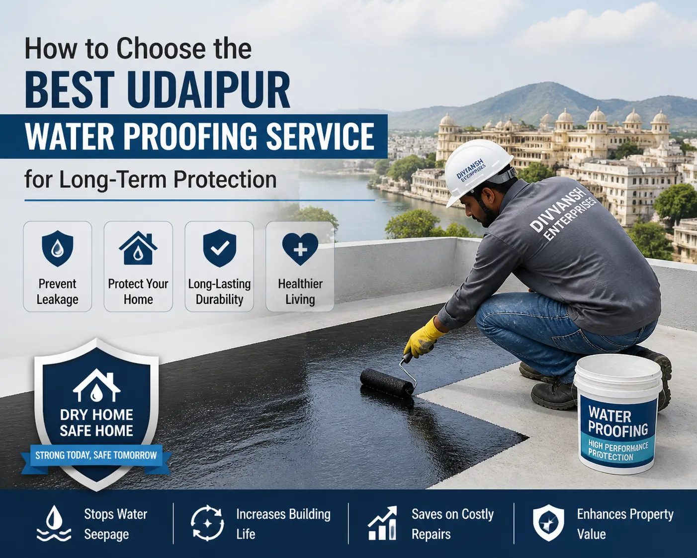 Best Udaipur Water Proofing Service